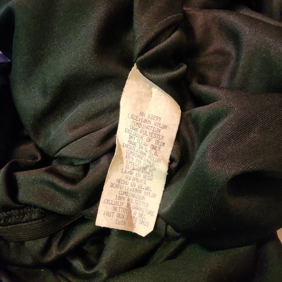 Vintage Onyx Nite Black Evening Gown With Some Sparkle 80s Retro Goth Whimsygoth - Picture 8 of 11